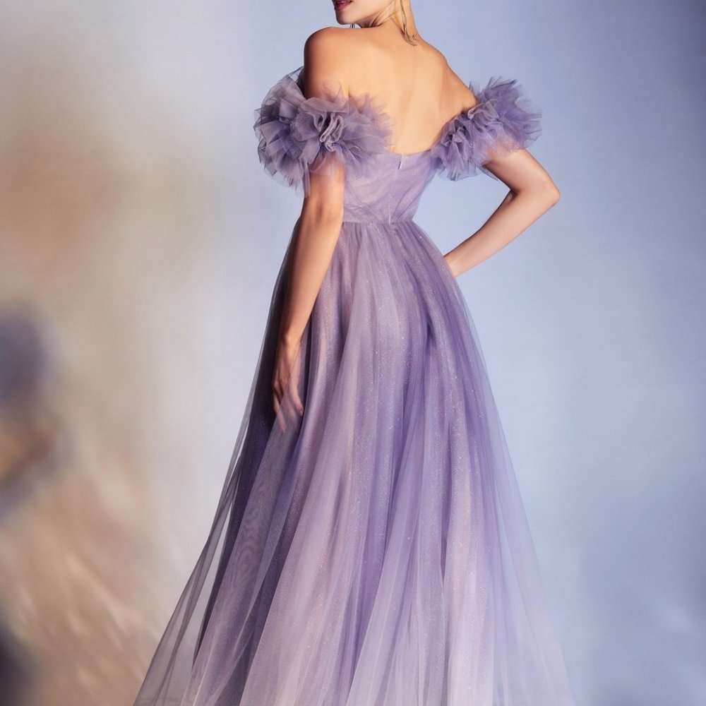 Sweetheart Neck Off Shoulder Evening Dress CD949 - Picture 3 of 7